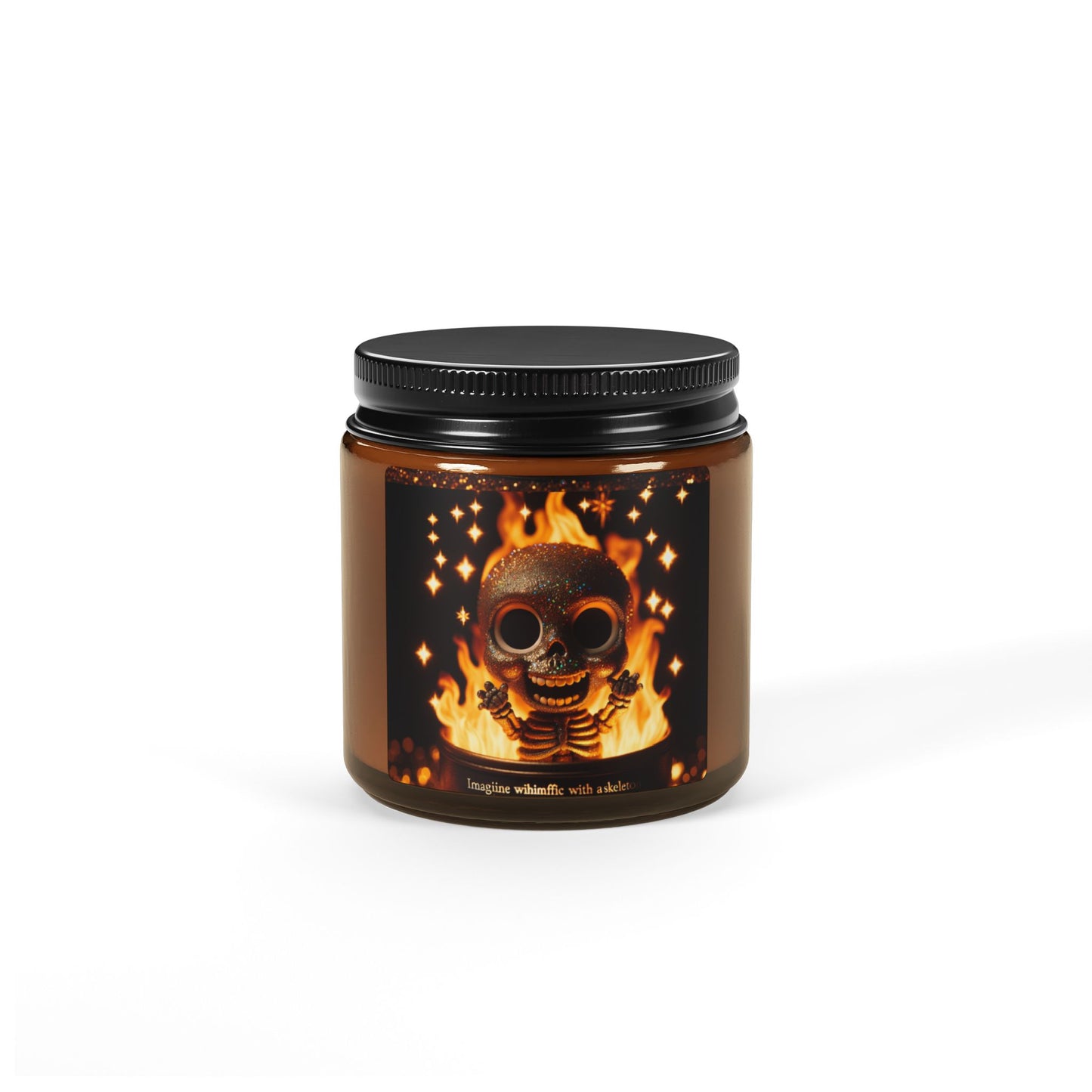 Scented Soy Candle (Multi-Size, Amber Jar)