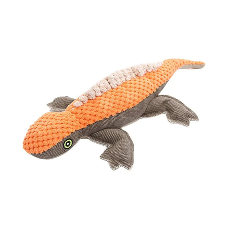 Pet Dog Toys Animal Plush Bite-Resistant Dog Chew Toy Soft Plush Lizard Toy For DogsPuppy Training Pet Supplies